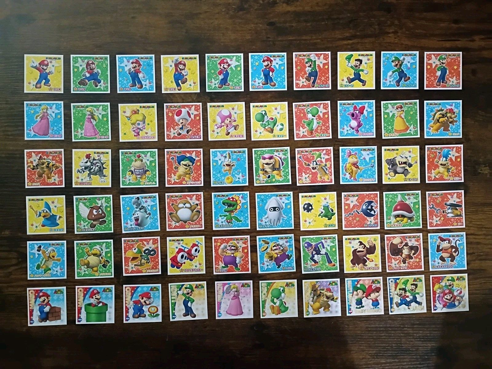 *COMPLETE* #1-60 SUPER MARIO Ensky Sticker Collection Japan Nintendo Exclusive