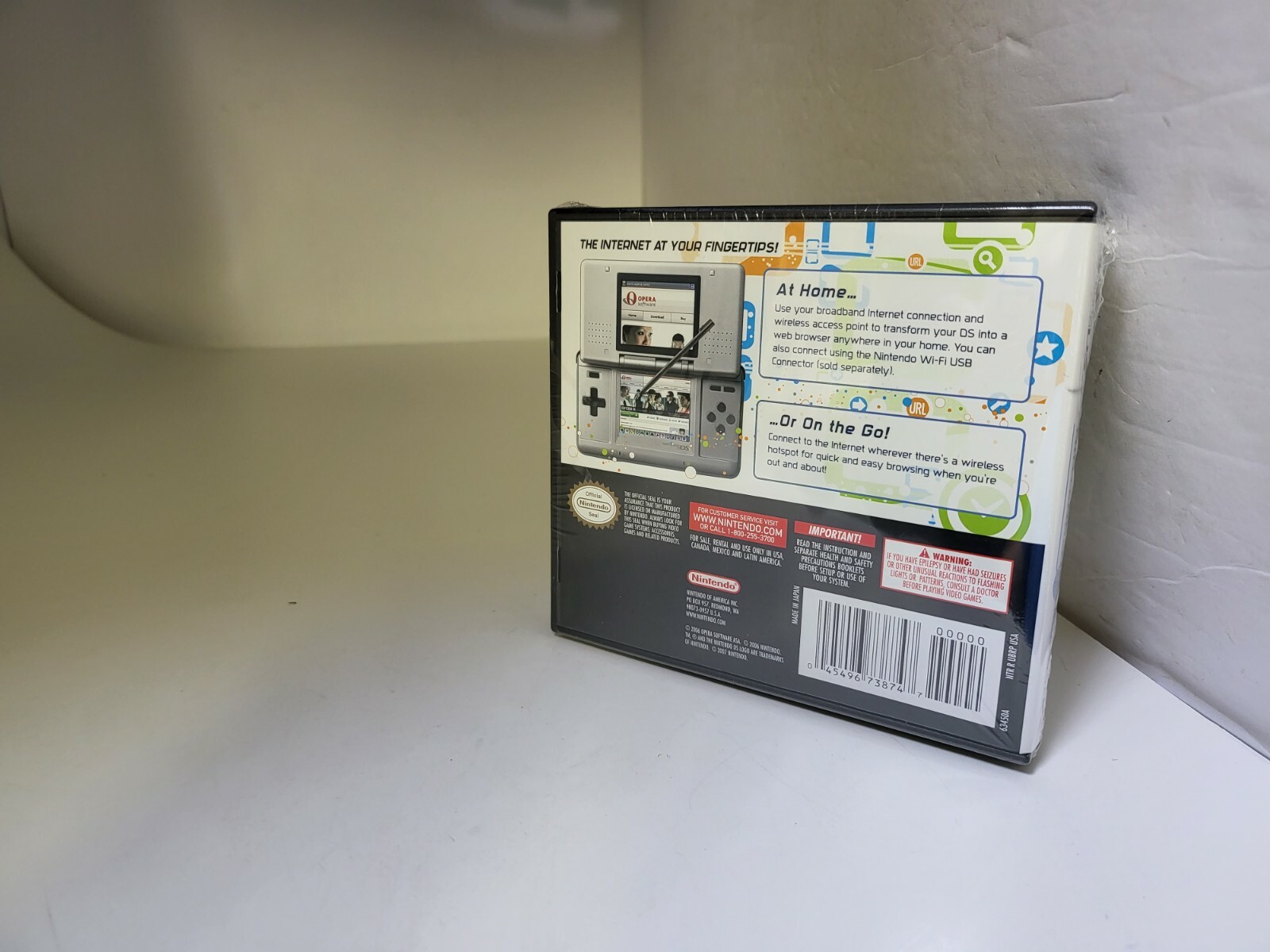 NEW Nintendo DS Internet Browser Cartridge Memory Expansion Pak & Manual CIB
