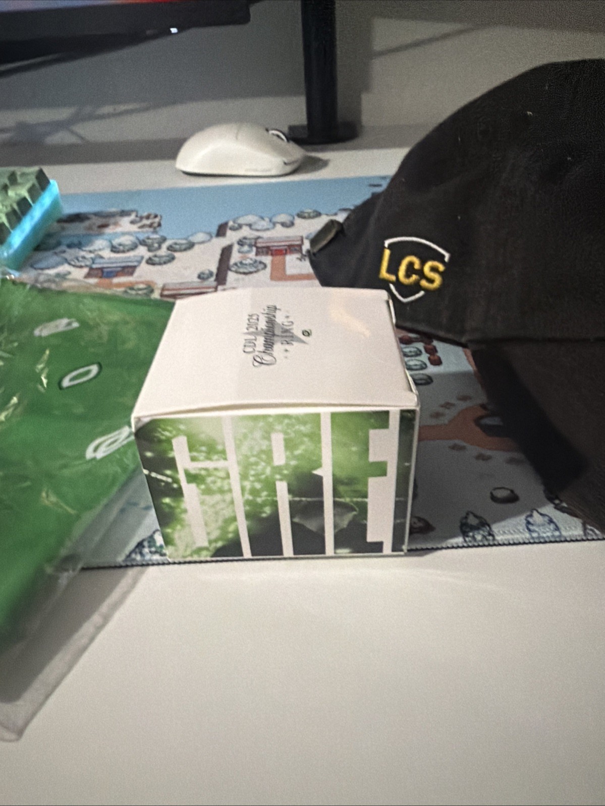 OpTic Gaming Replica Ring 2025 CDL Champs, Optic Gaming Bandana And Rare LCS Hat