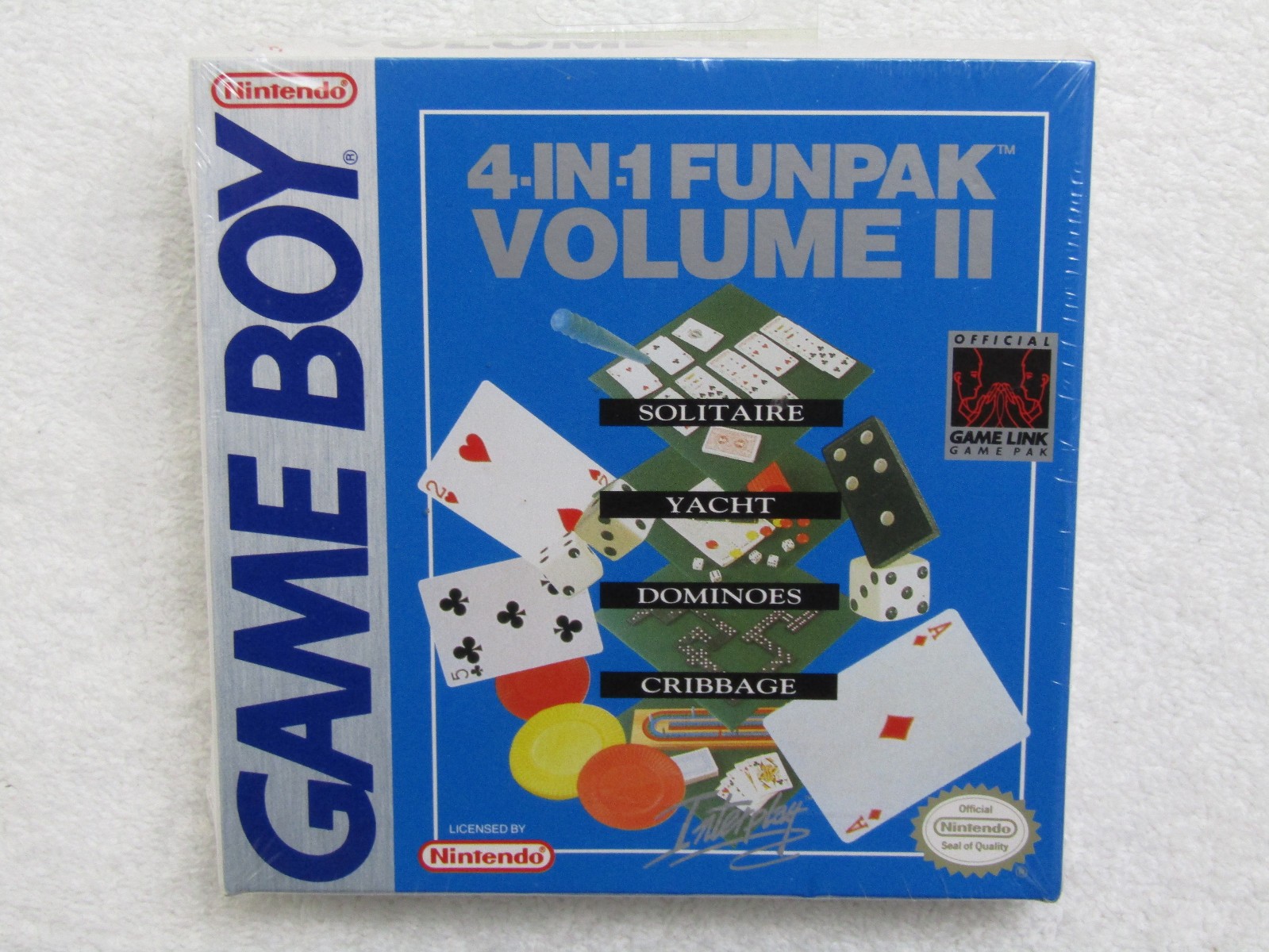 4-In-1 Funpak Volume II 2 for Nintendo Game Boy Gameboy – Factory Sealed!