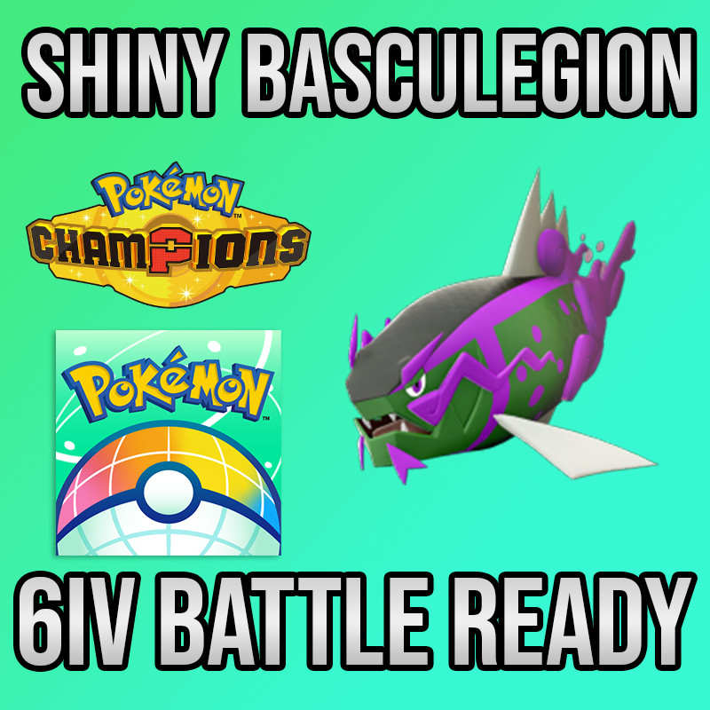 ✨6IV SHINY Basculegion Battle Ready🚀 POKEMON HOME✨ Pokemon Champions✨