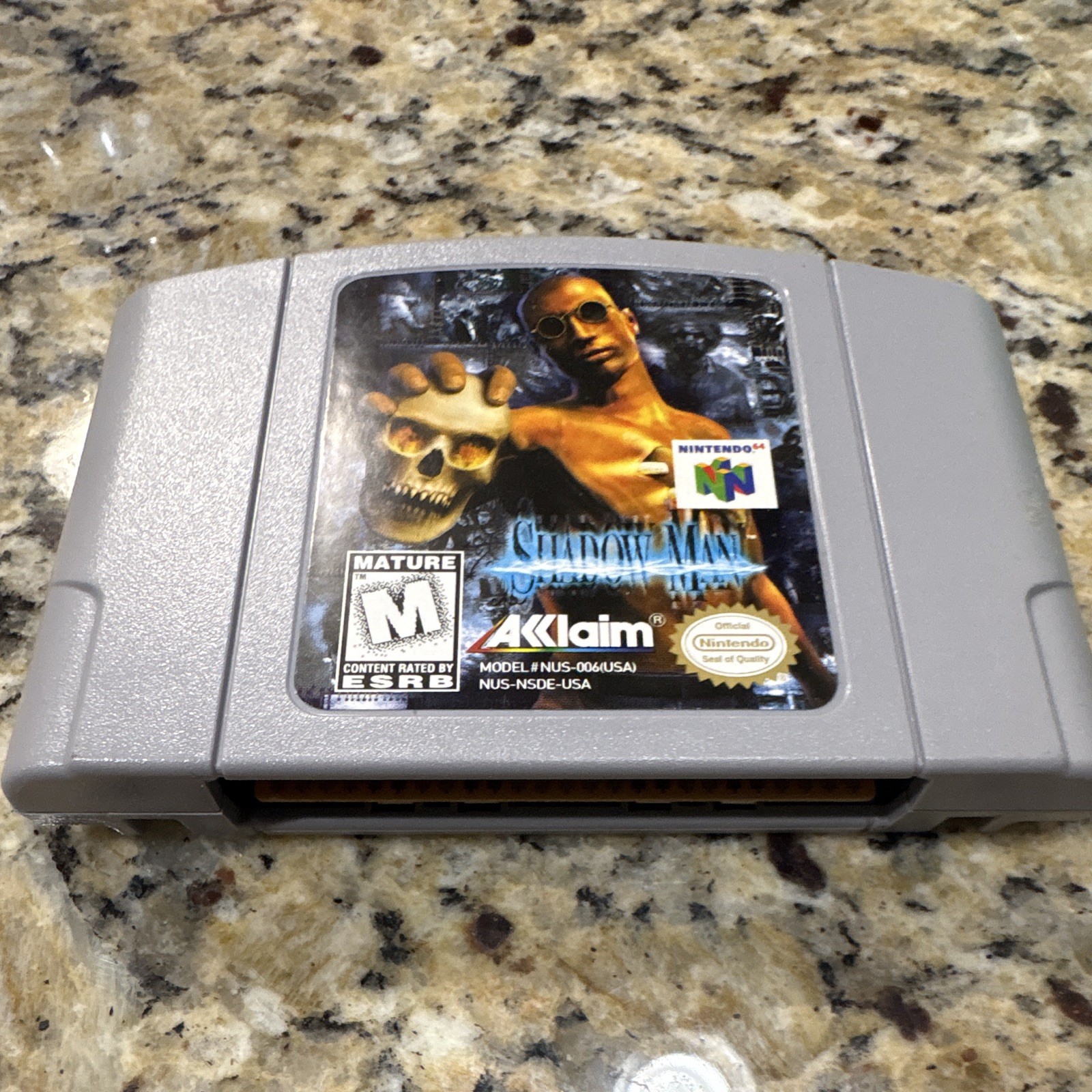 Acclaim Shadow Man (Nintendo 64, 1999) – M Mature – Complete w/ Manual & Map