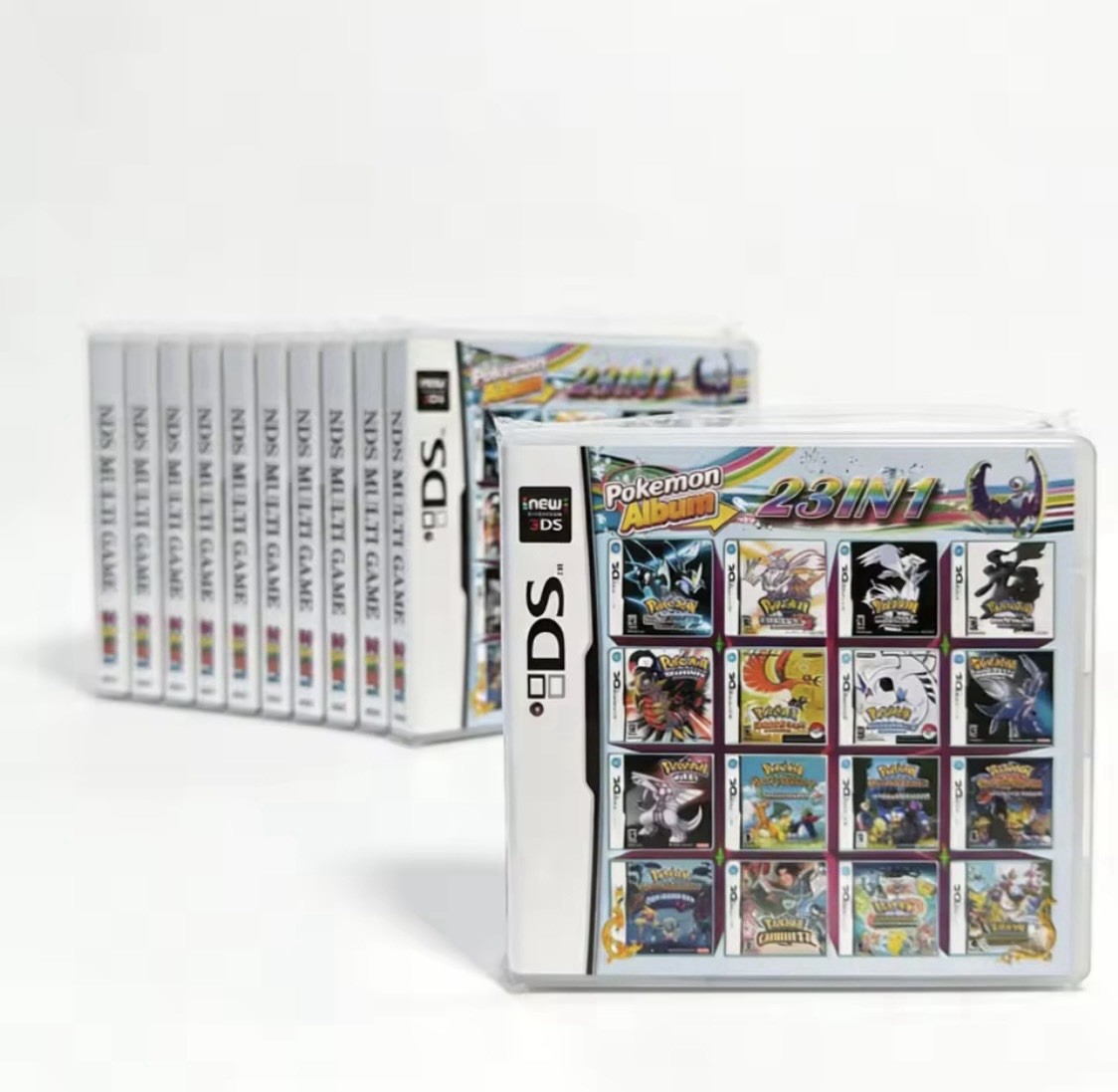 23 in 1 Pokemon Nintendo DS Game Card Multi Game Cartridge