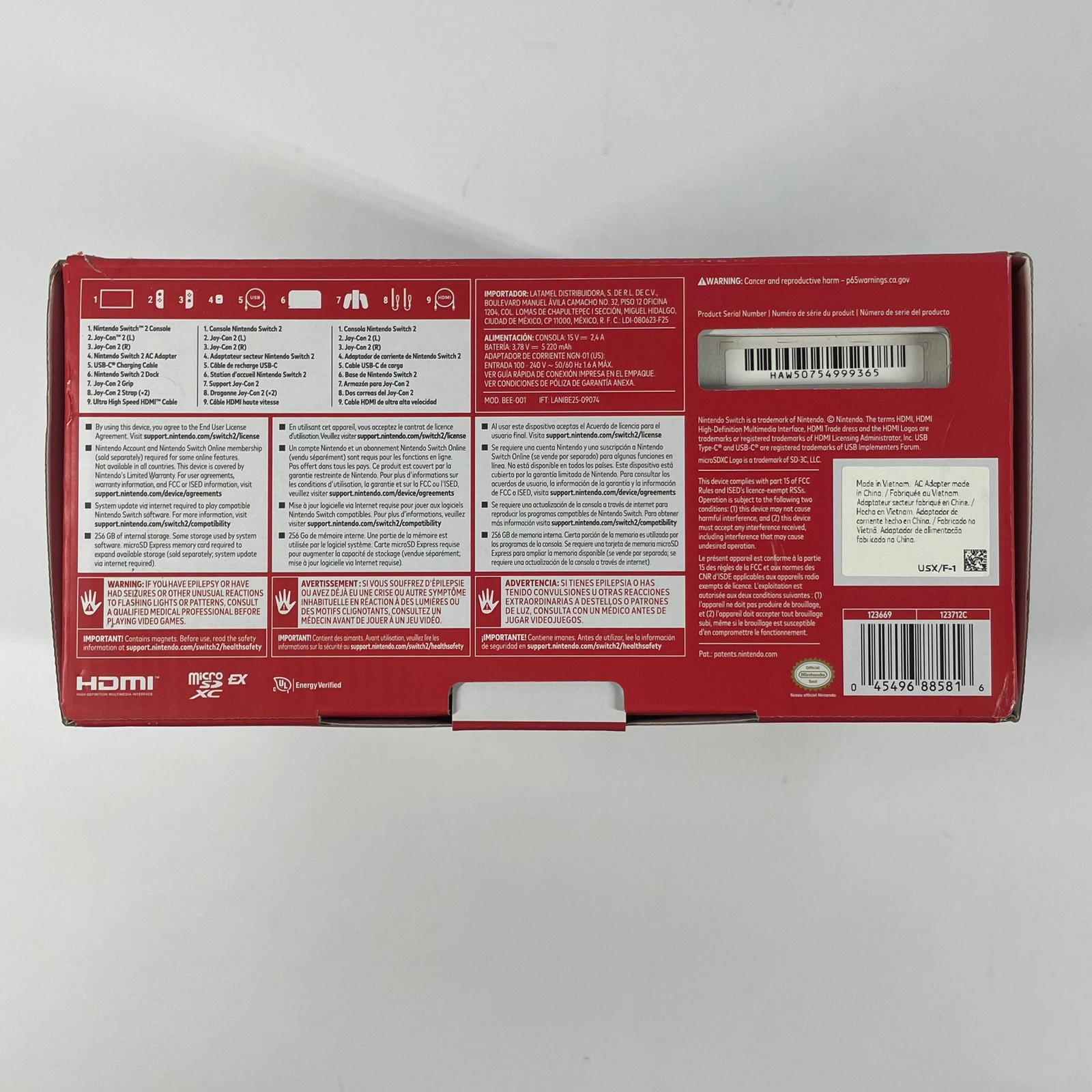 Nintendo Switch 2 Console Gaming System BEE‑001 Black