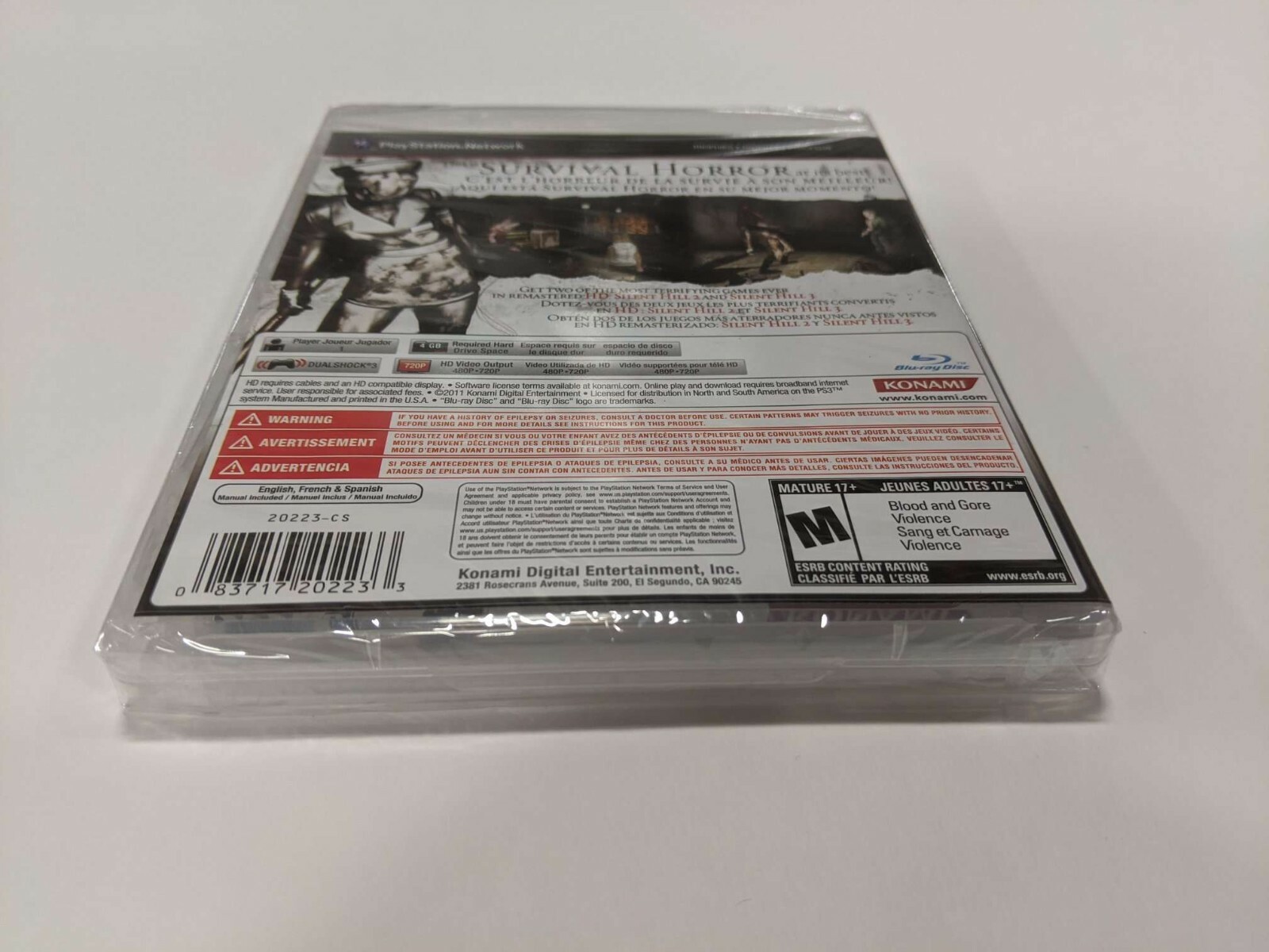 Silent Hill HD Collection – Playstation 3 [video game]