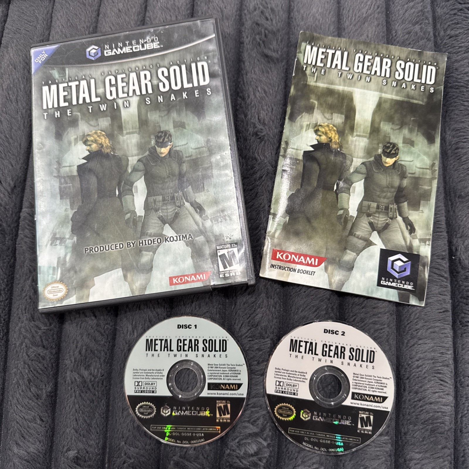 Metal Gear Solid The Twin Snakes – Nintendo GameCube – CIB Complete Tested