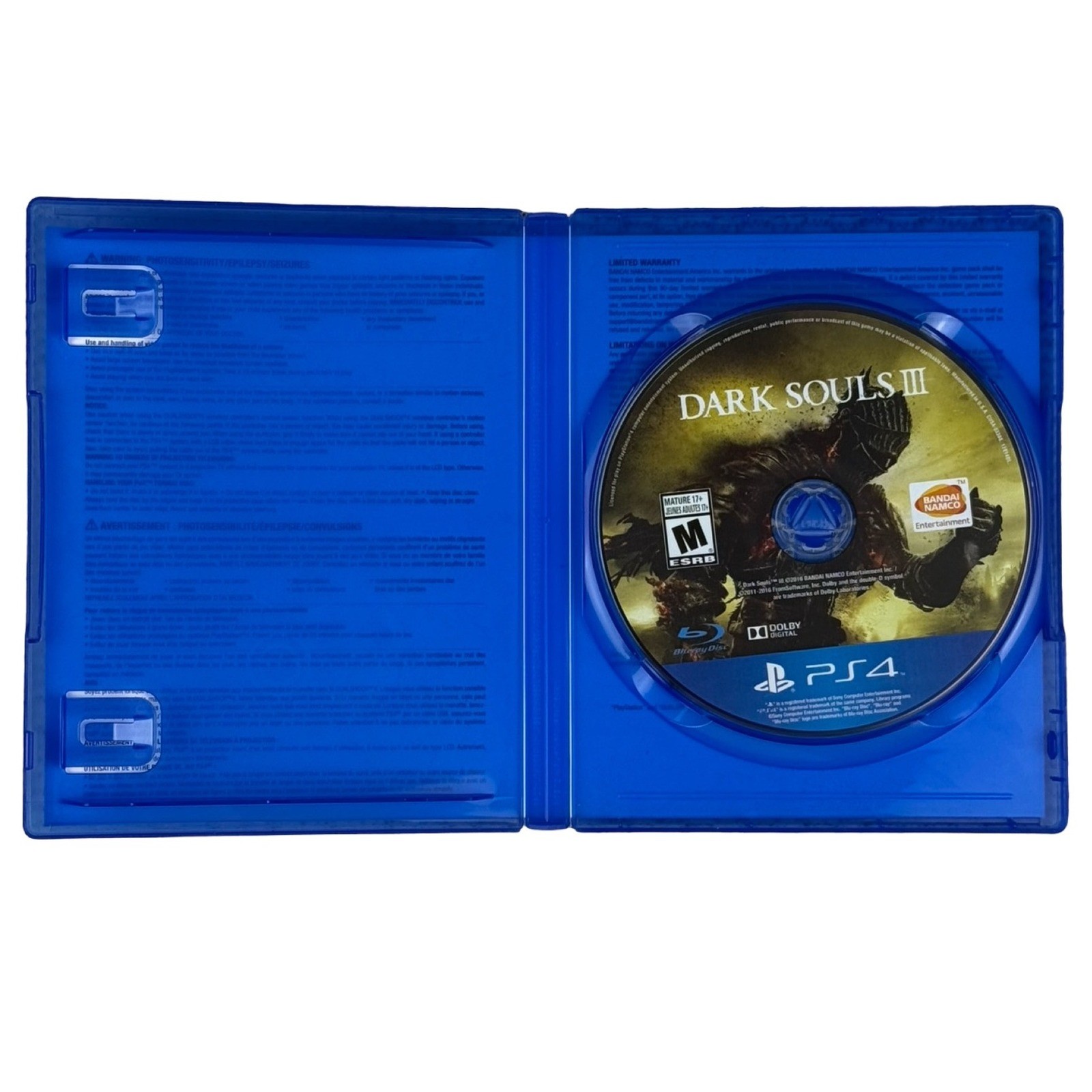 Dark Souls III PS4 Complete FromSoftware Bandai Namco RPG