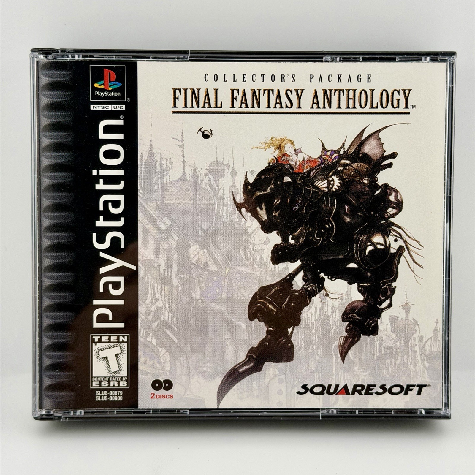 Final Fantasy Anthology (Sony PlayStation 1, 1999) PS1 with bonus music CD