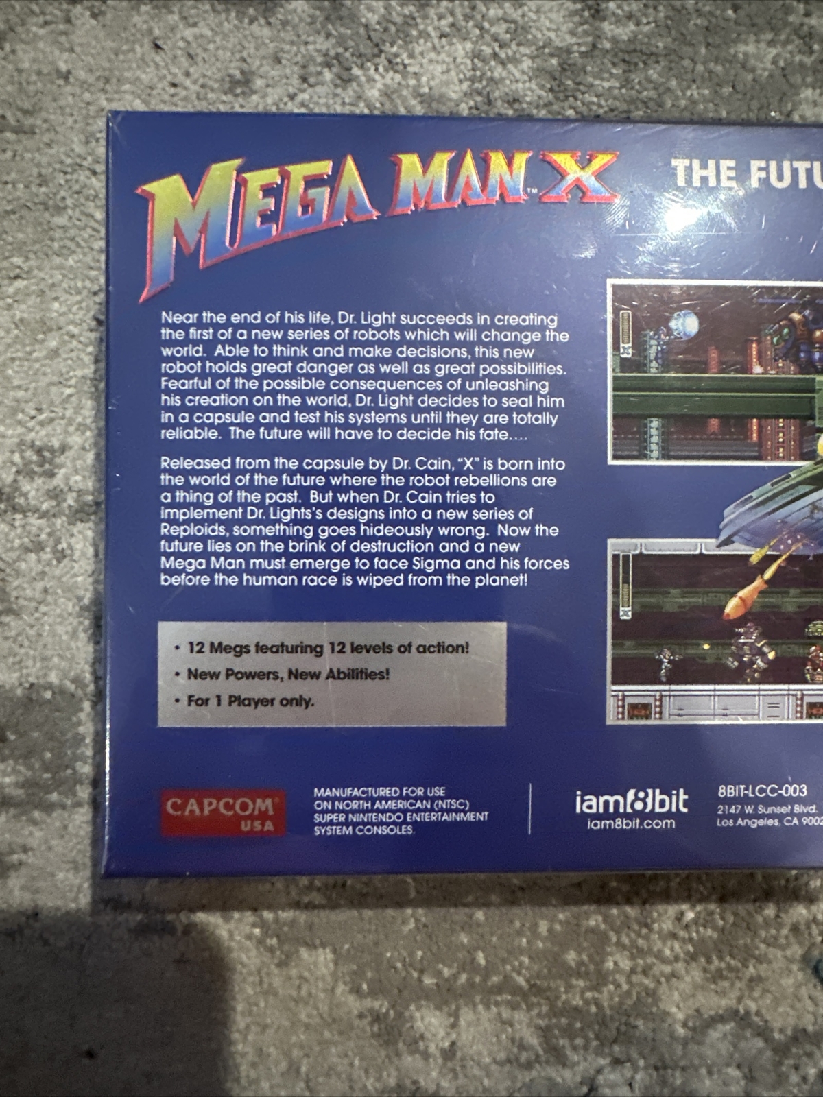 NEW/SEALED Mega Man X 30th Anniversary iam8bit Legacy Collection Cartridge SNES