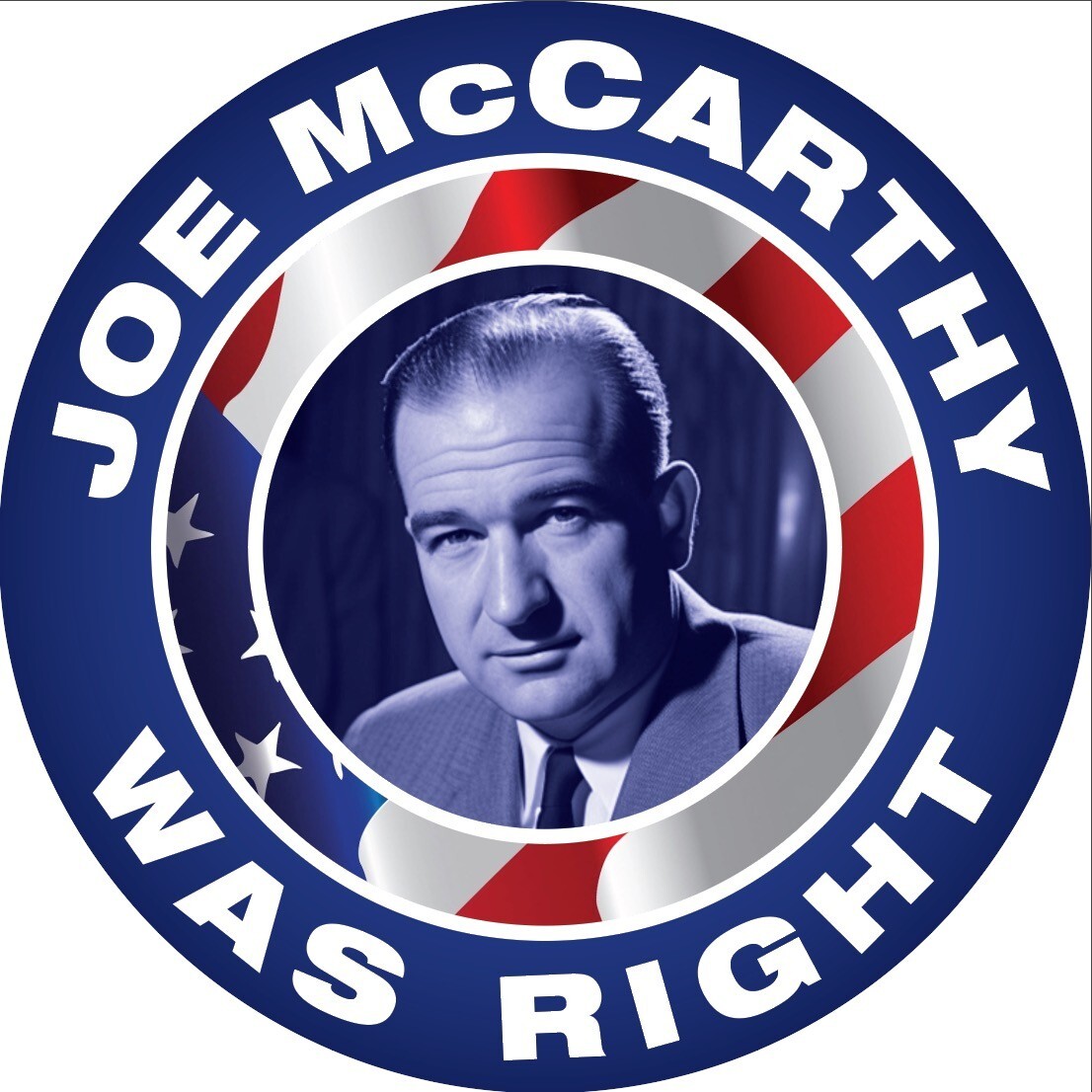 SENATOR JOSEPH JOE MCCARTHY STICKERS **WORLDWIDE 🌐 SHIPPING**