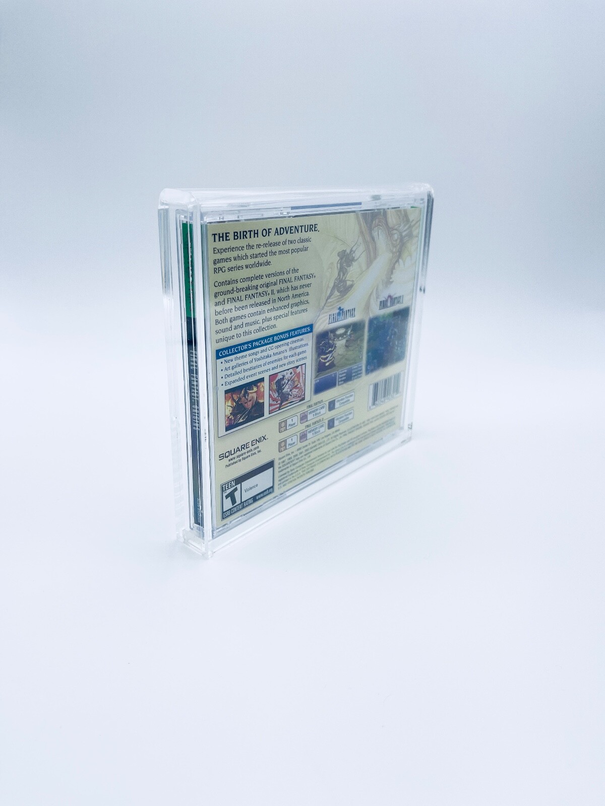 UV PROTECTED Acrylic Box Playstation 1 Dreamcast Single CD Disc Case Magnet Lock