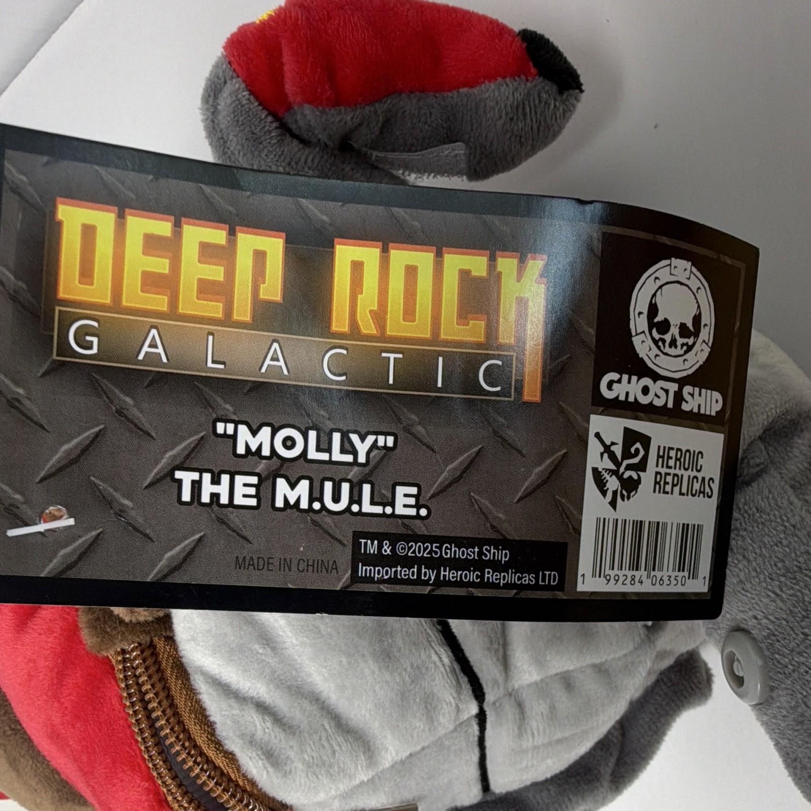 Ghost Ship Deep Rock Galactic Molly the M.U.L.E. Plush Doll 2025