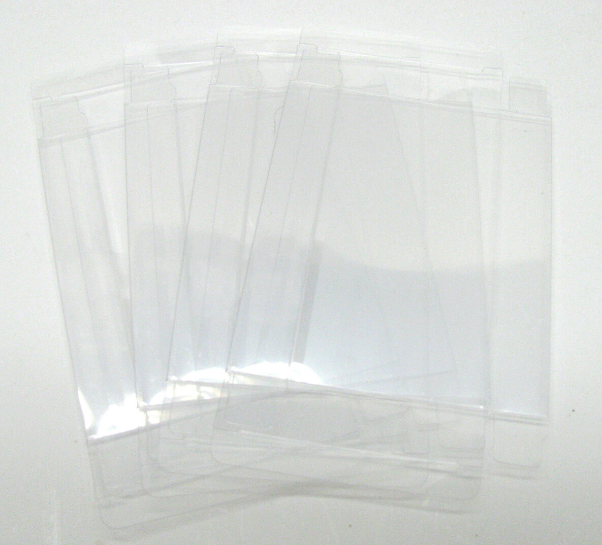 10X NINTENDO FAMICOM SMALL CIB GAME – CLEAR PLASTIC PROTECTIVE BOX – READ!