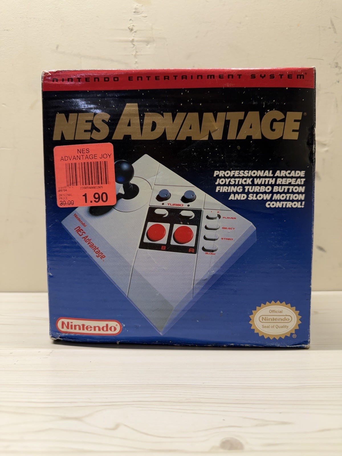 Nintendo NES Advantage Joystick Controller 1984 w/Box & Manual New