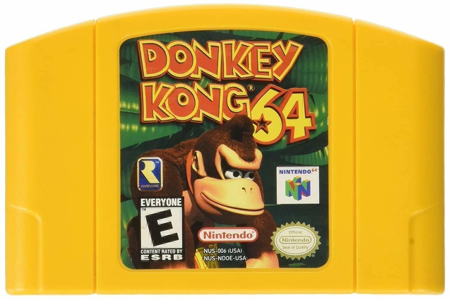 DONKEY KONG 64 Games For Nintendo N64 US Version USA Fast Shipping