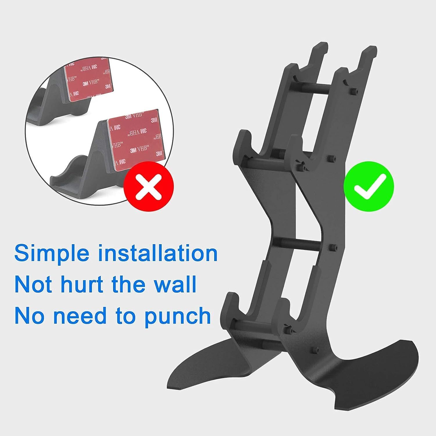 NBCP Gaming Controller Headphones Holder Desk Headset Stand for XBOX P4 P5