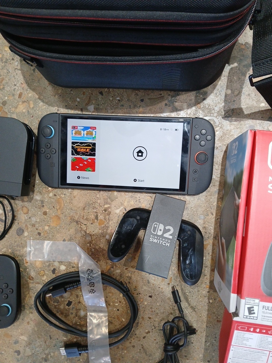 Nintendo Switch 2 System Black Console w/Joy-Cons + Dock & Accessories