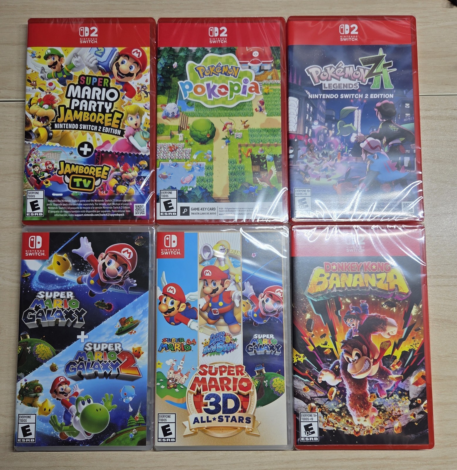 Nintendo Switch 2 Game Lot with Pokemon Pokopia Legends ZA Donkey Kong & More