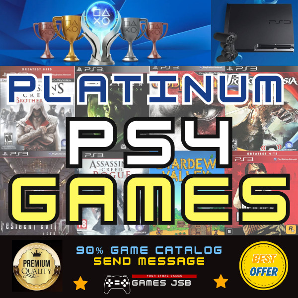 PLATINUM GAMES PS4 -+13k GAMES IN CATALOG AVAILABLE FOR PLATINUM AND 100%
