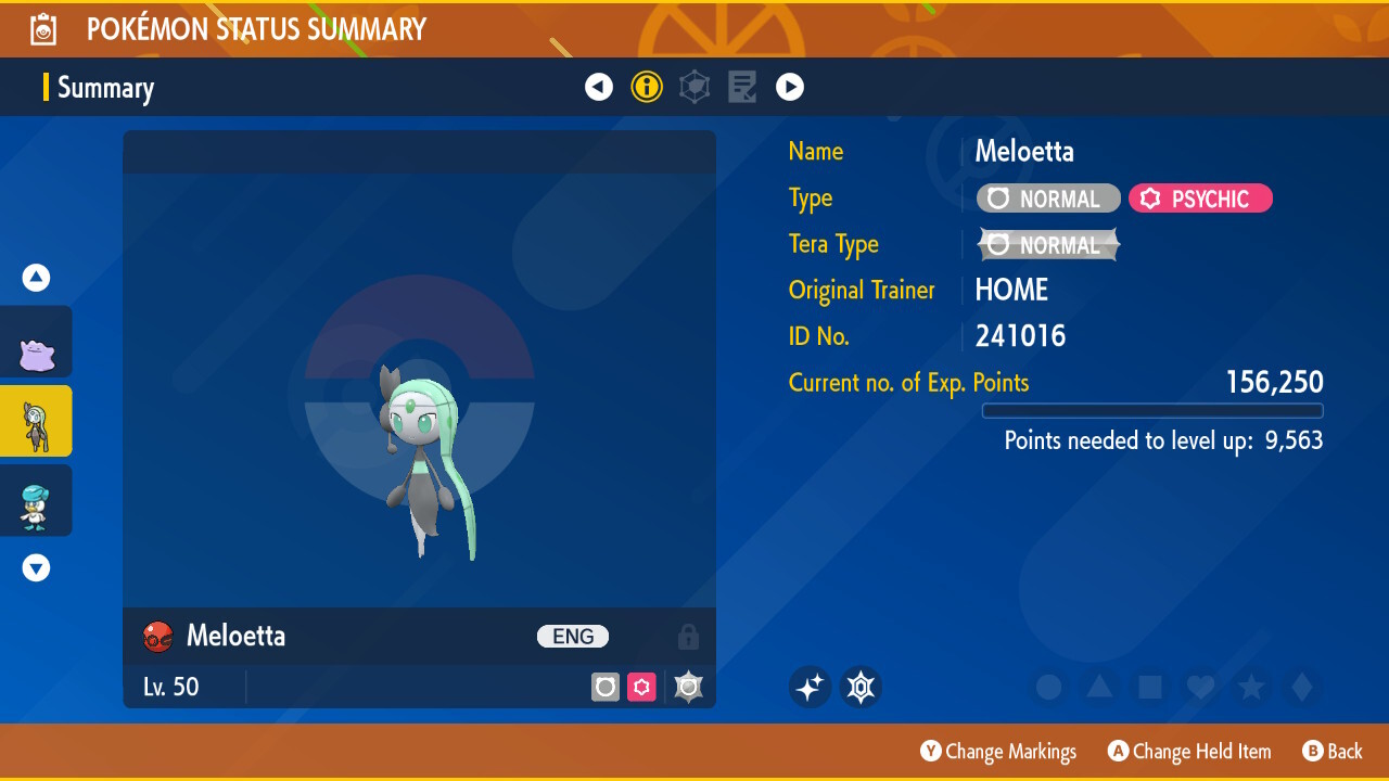 ✨ Shiny Meloetta ✨ Pokemon HOME Event – Pokemon Scarlet & Violet 🟥🟪