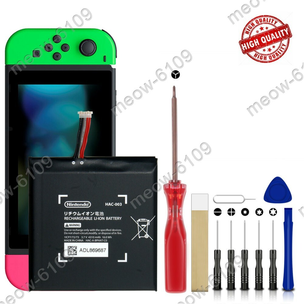 NEW HAC-003 HAC-001 HAC-S-JP/EU Battery for Nintendo Switch Console 3.7V 4310mAh