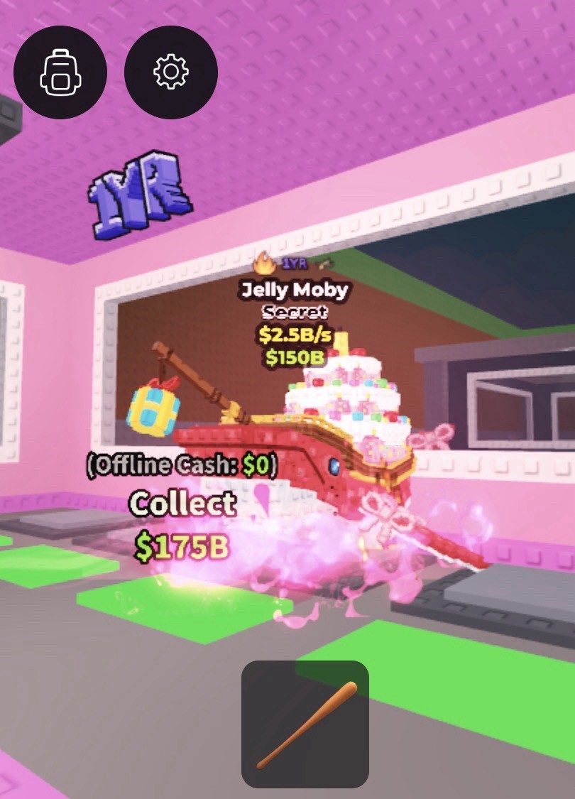 Jelly Moby 2.5b/s – Rare 1 Year Trait – Steal A Brainrot
