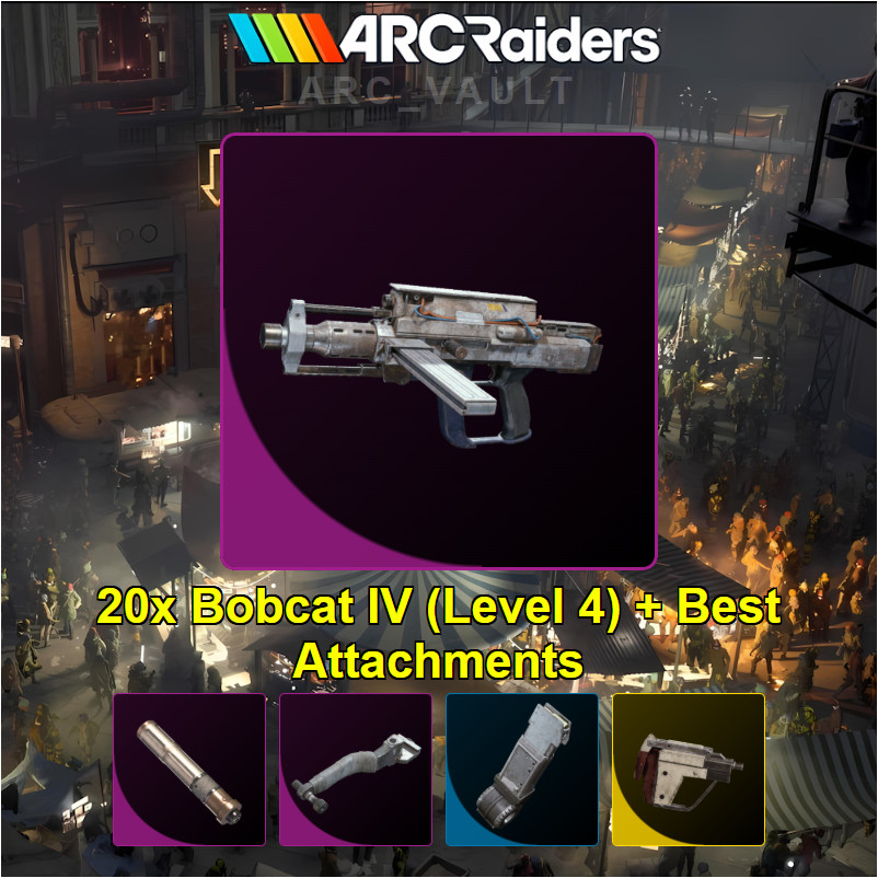 Arc Raiders ⭐ 20x Bobcat IV (Level 4) + Full Mods ⭐(PS5/PC/XBOX)⭐
