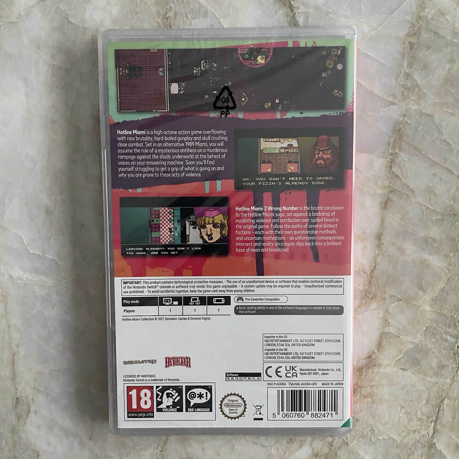 Hotline Miami Collection Nintendo Switch Brand New & Sealed Game