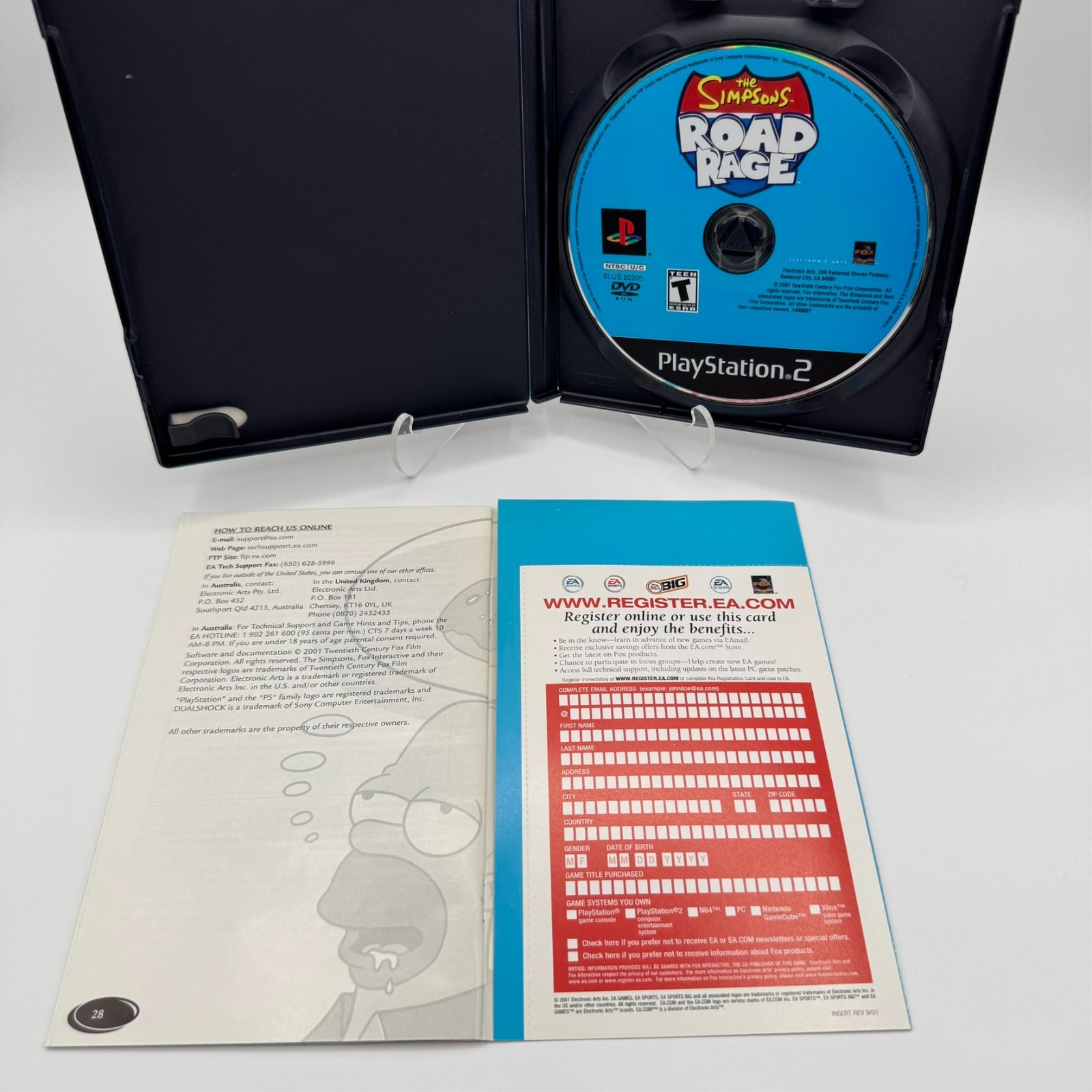 The Simpsons Road Rage PlayStation 2 PS2 – Complete + Reg W/ 1 Year Warranty
