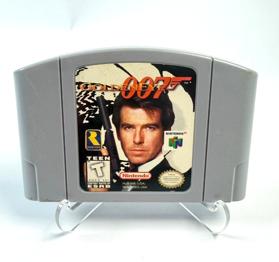 GoldenEye 007 Nintendo 64 N64 Authentic Cartridge Rareware Tested