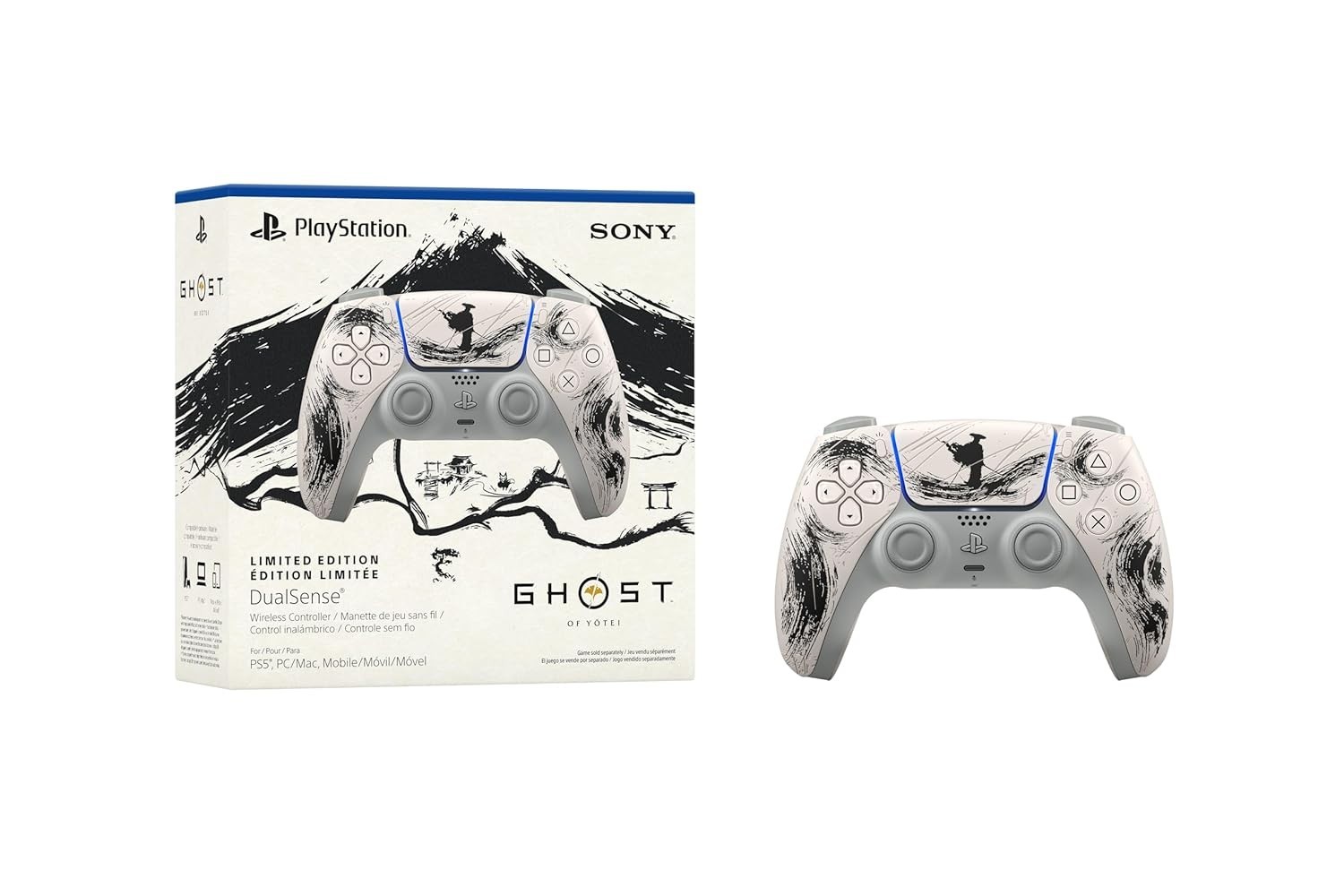 DualSense Controller Ghost of Yotei Black Limited Edition – Playstation 5 – New