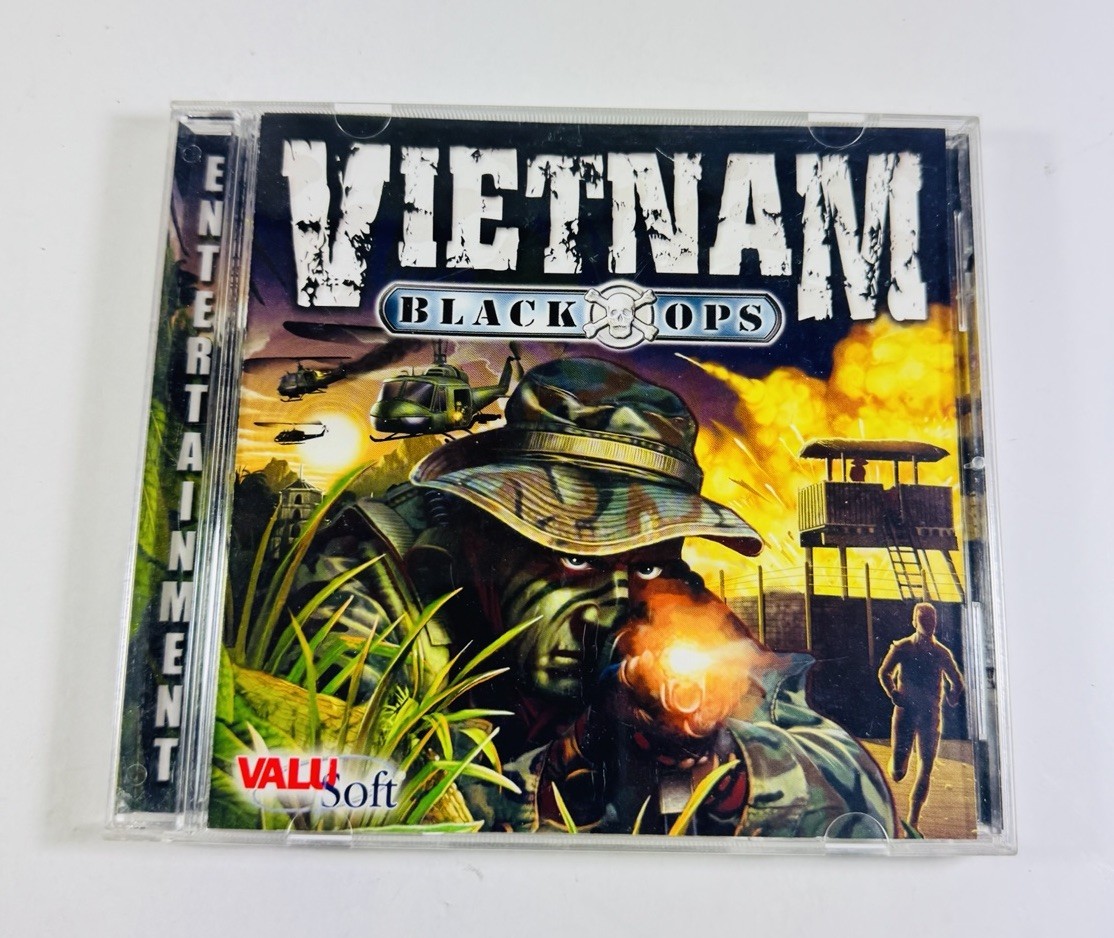 PC Computer Boxed Video Game – Vietnam Black Ops – Case & Disc ML441