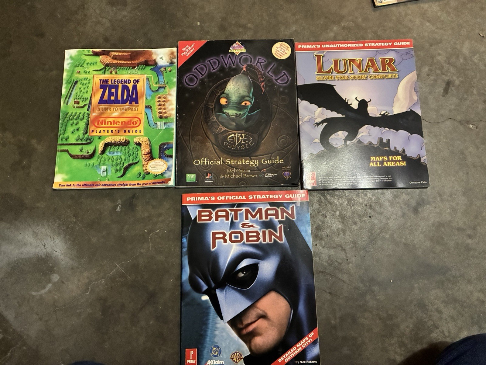 Original Gaming Strategy Guides Lot Of 4