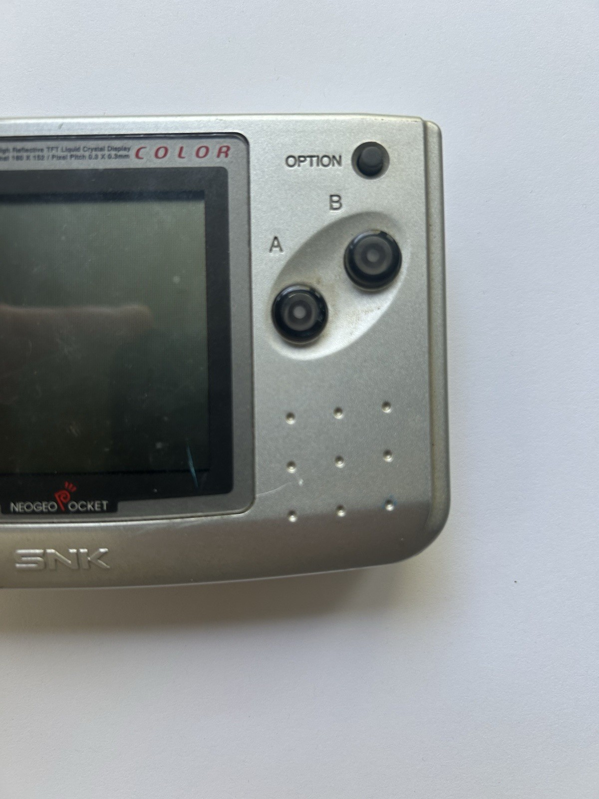 SNK Neo Geo Pocket Color Silver Handheld w/ Bust-A-Move, Color Screen NTSC-J
