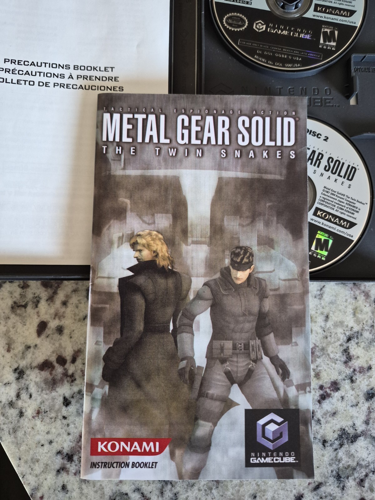 Metal Gear Solid: The Twin Snakes Nintendo GameCube Complete in Box