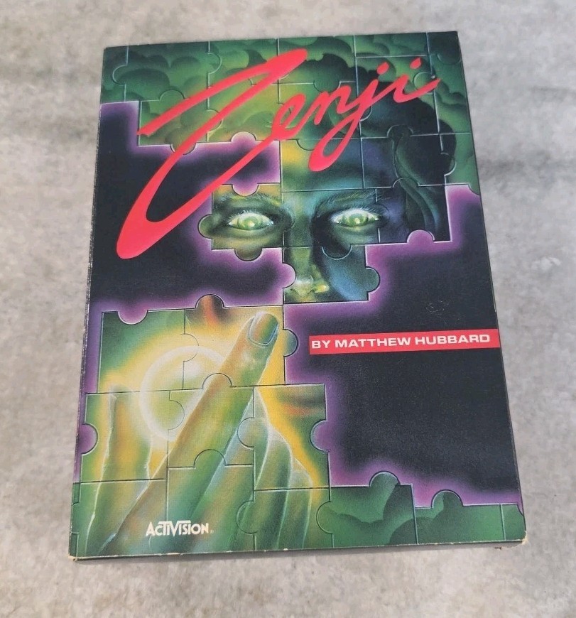 Zenji (Colecovision, 1984) Box, Manual, Catalog, Tray, & Cartridge – Authentic