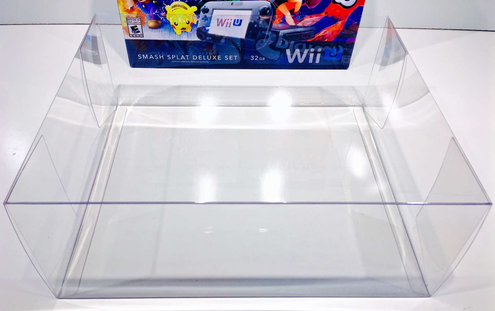 1 Clear Console Box Protector For Most Wii U Console Boxes Read! Nintendo