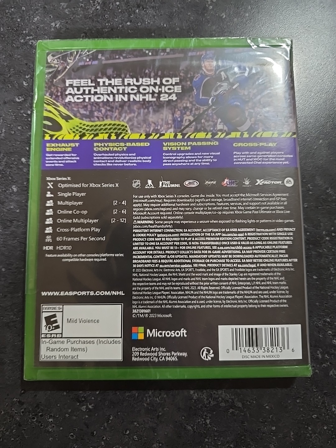 NHL 2024 (Xbox Series X, 2023) NEW
