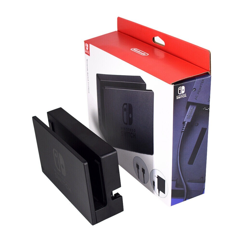 Original Nintendo Switch Charging Dock+AC Adapter Power Cable+HDMI CABLE Set TV