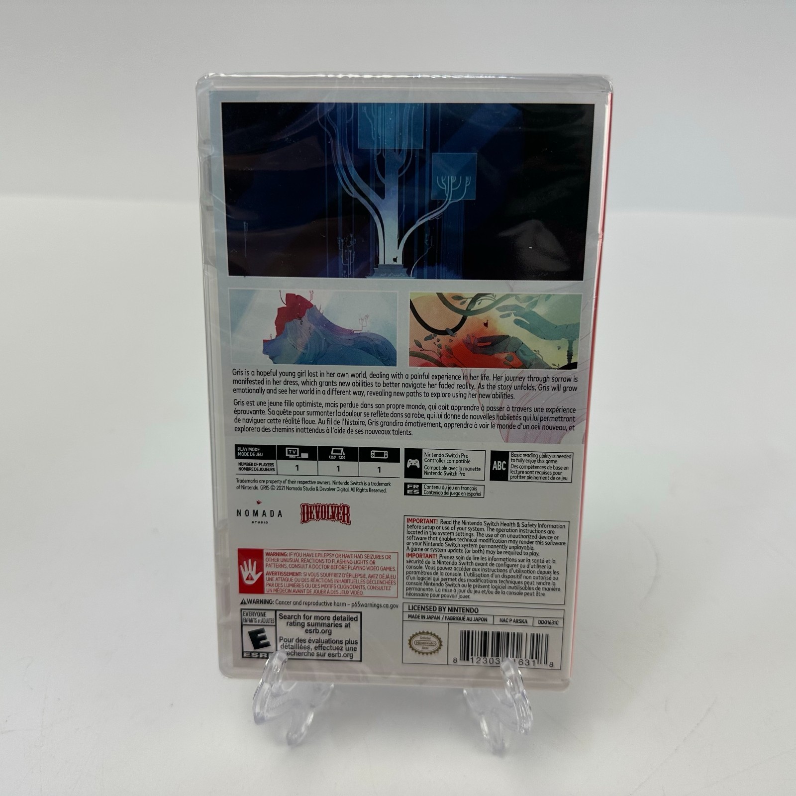 New Sealed Gris Game for Nintendo Switch | Indie Puzzle Platformer