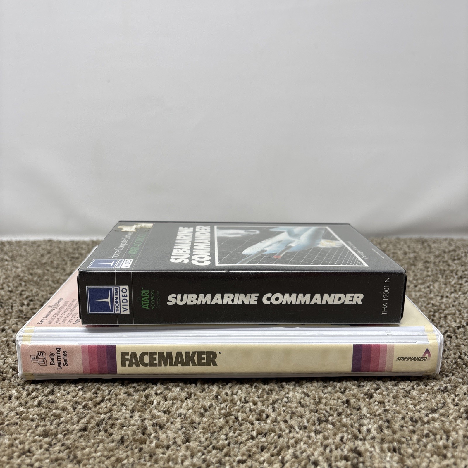 Atari 400 800 Computer Game Lot Submarine Commander Pacemaker TESTED