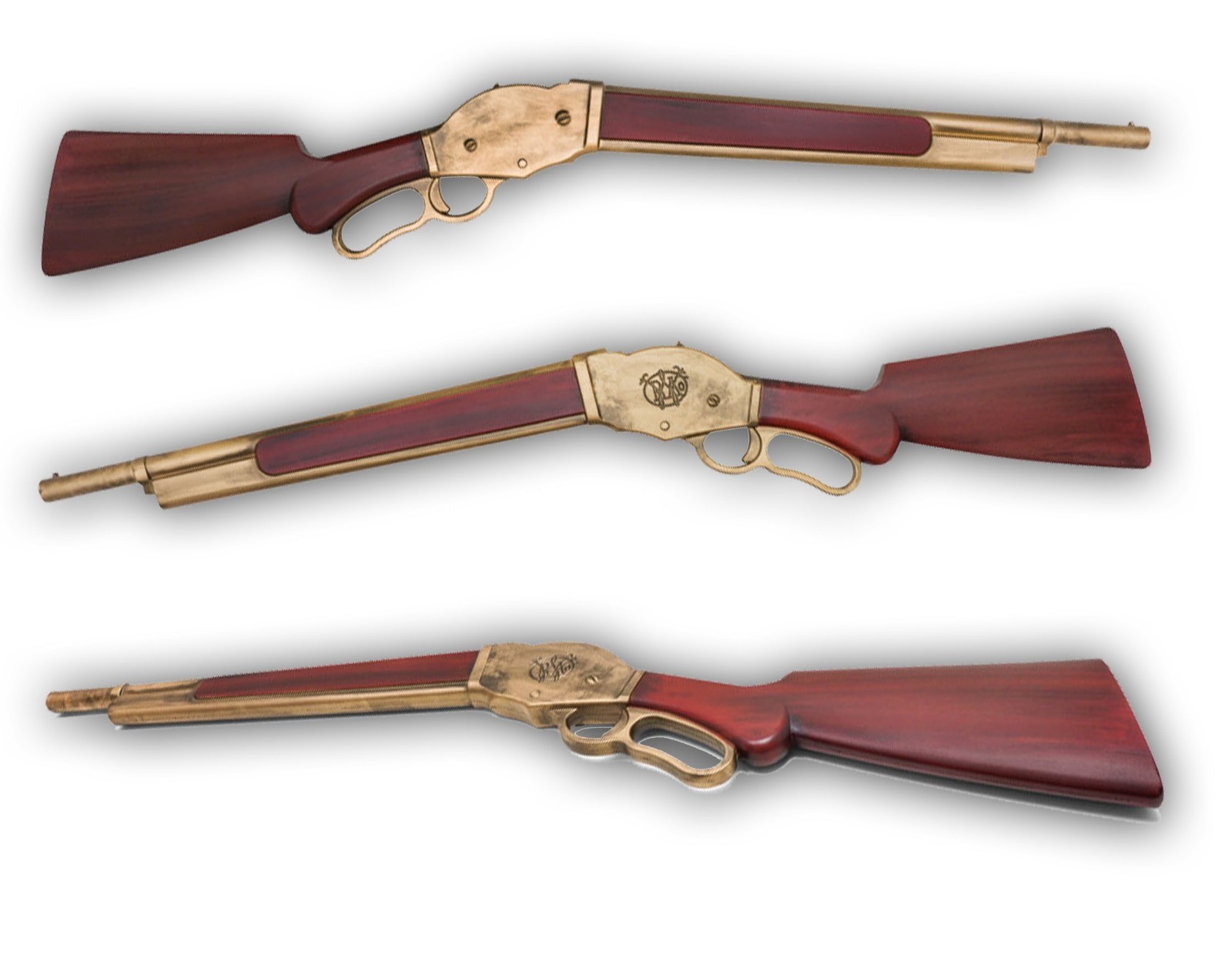 43.25” – 1887 Lever Action Shotgun Replica foam Gun Cosplay Costume Prop Collect