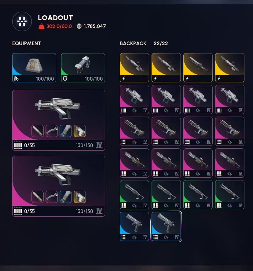 ARC Raiders -24 slots Fill Bag tempest/bobcat/dolabra/canto/vulcano