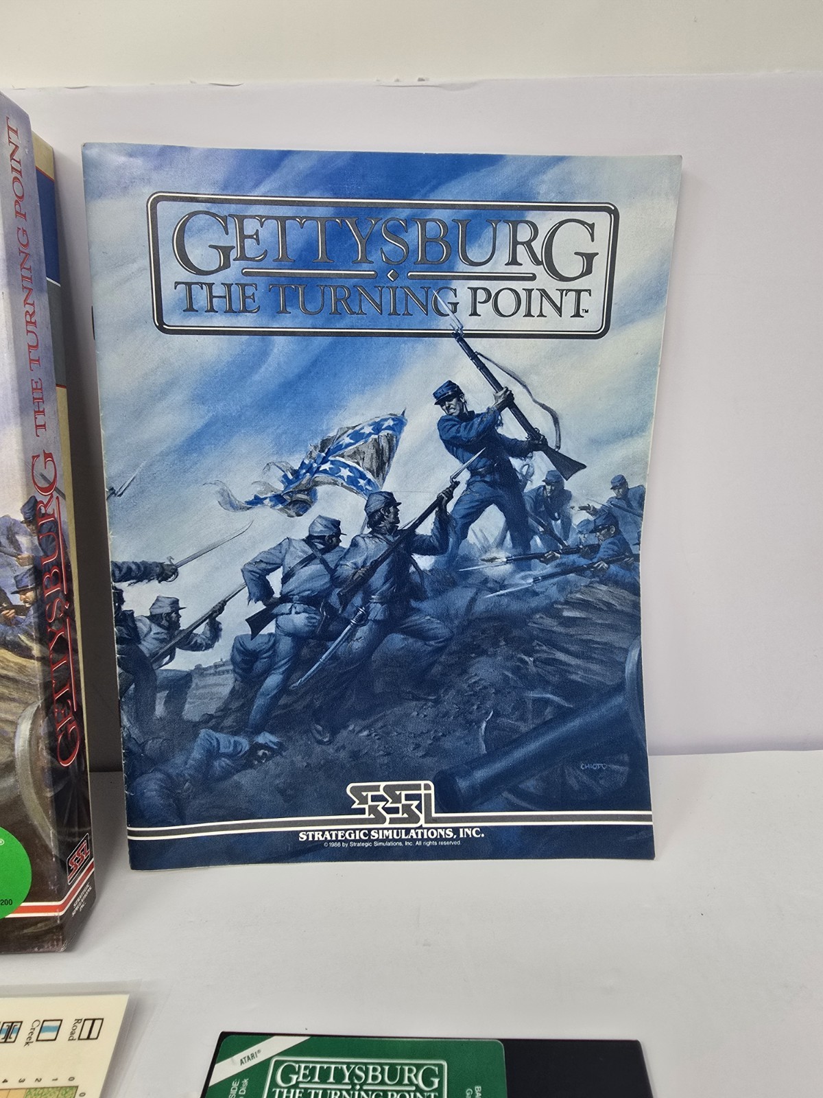 Gettysburg The Turning Point For Atari 400/800 Computer In Box