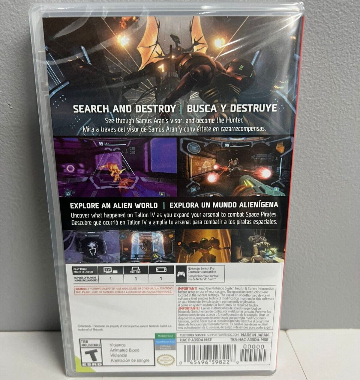 Metroid Prime Remastered Switch Brand New Game (2023 Shooter)