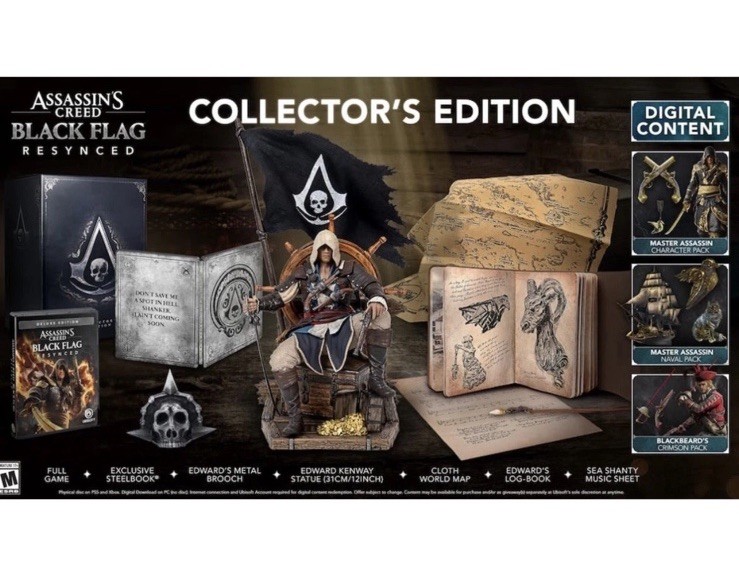 PS5 Assassin’s Creed Black Flag Resynced Collector’s Edition – HELPS STRAY CATS