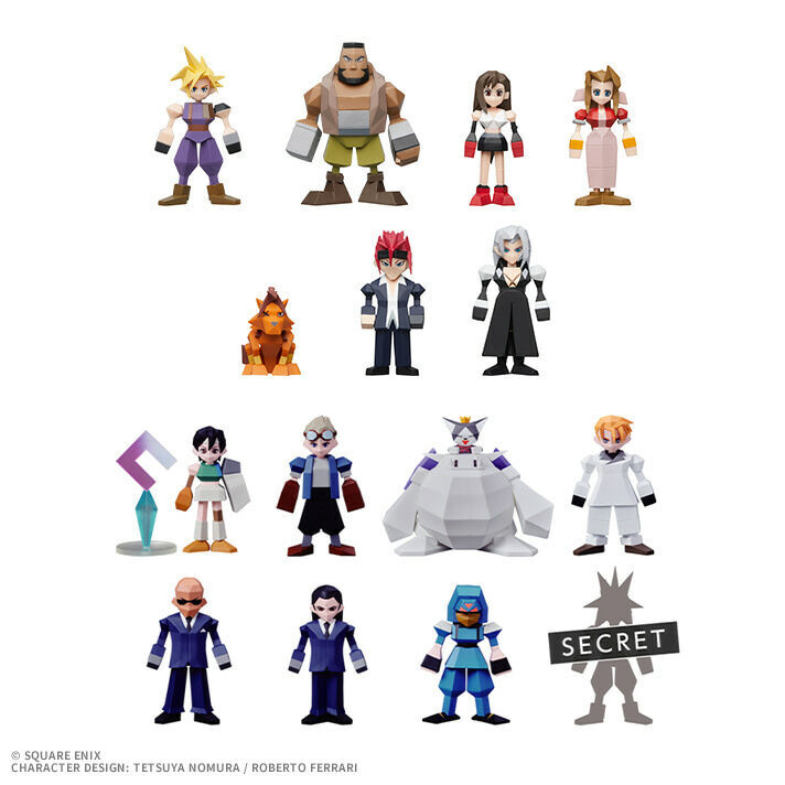 Final Fantasy VII Polygon Figure Pick Your Character FF7