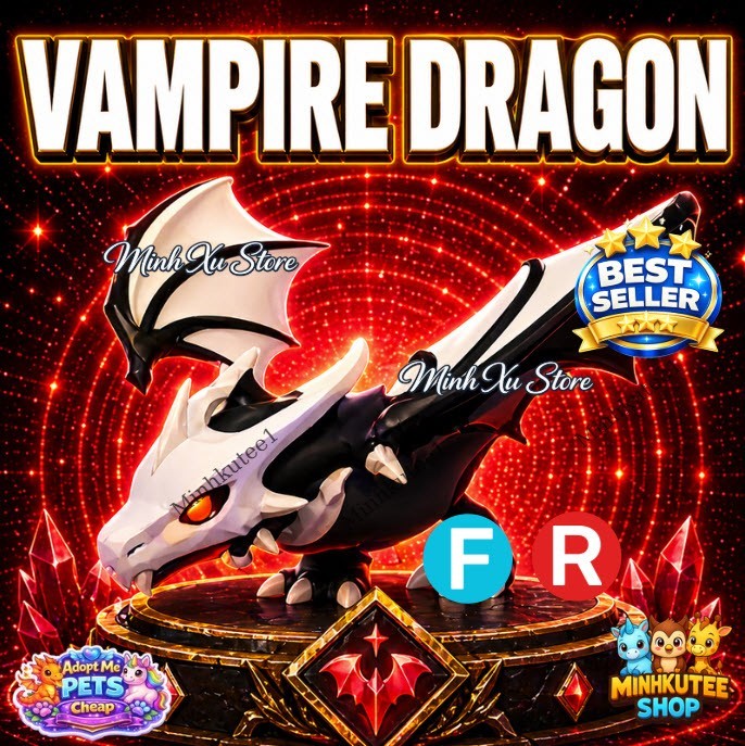 🔥 FR Vampire Dragon (Fly Ride) – Adopt M1e | Cheap For Sale ⚡ Get Now