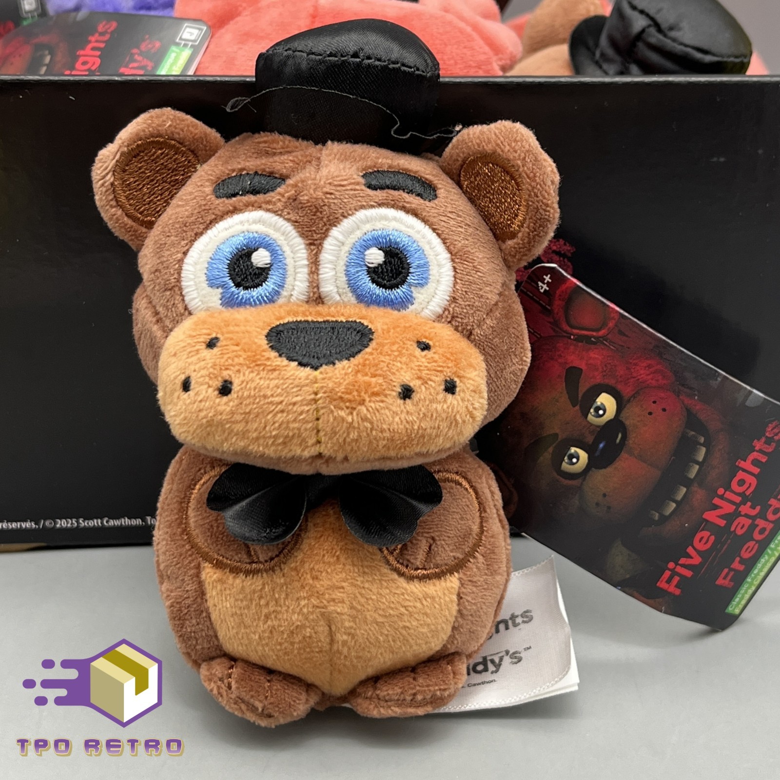 FNAF Five Nights at Freddy’s 4” Mini Plush GLOW Eyes 2025 Jazwares – YOU CHOOSE