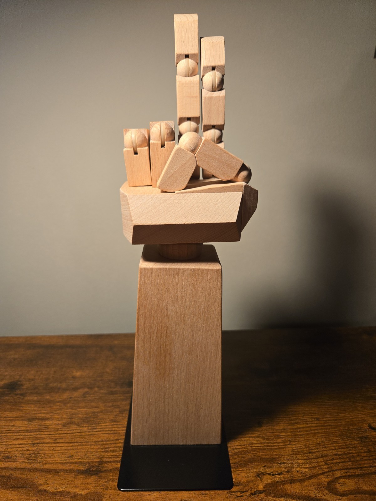 Ikea LANESPELARE Accessories Stand Moveable Hand, Solid Wood